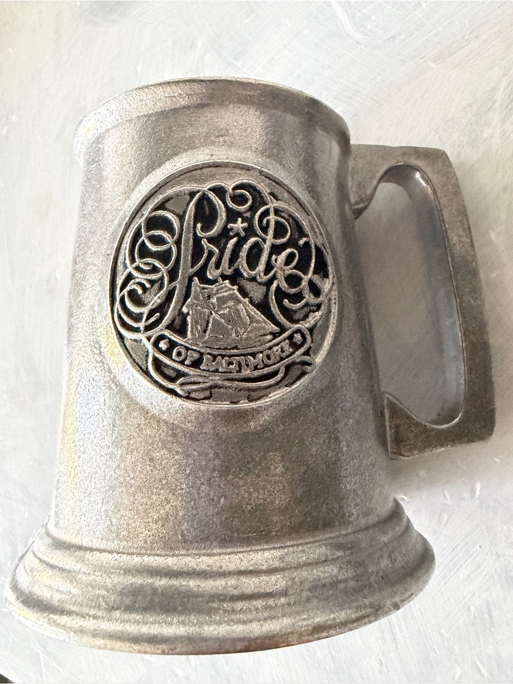 Pride of Baltimore Pewter Beer Stein